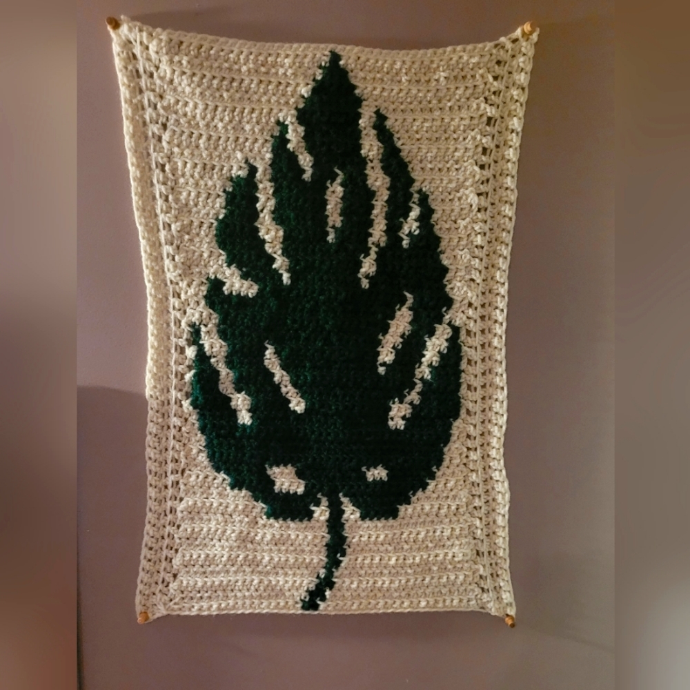 Crochet wall hanging/crochet tapestry